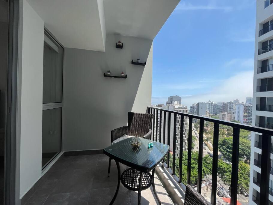 Apartmán Barranco Piso 18 Vista Al Mar Piscina Jacuzzi Gym Lima Exteriér fotografie