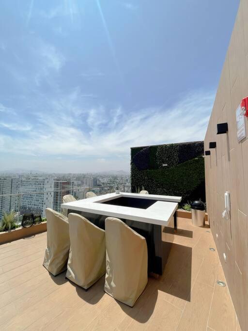 Apartmán Barranco Piso 18 Vista Al Mar Piscina Jacuzzi Gym Lima Exteriér fotografie
