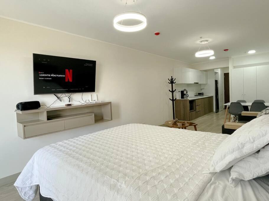 Apartmán Barranco Piso 18 Vista Al Mar Piscina Jacuzzi Gym Lima Exteriér fotografie